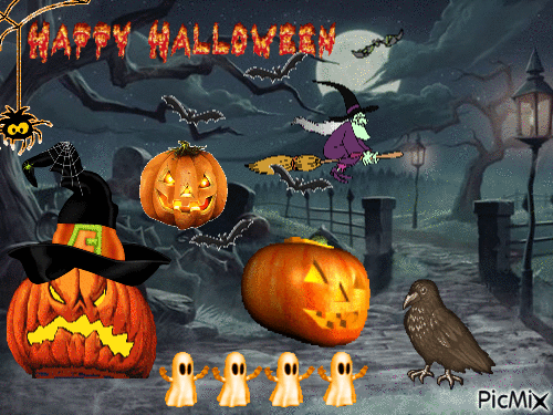 Happy Halloween - Free animated GIF - PicMix