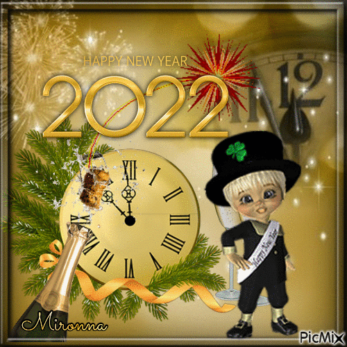 Happy New Year 2022 - Free animated GIF - PicMix